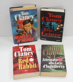 Lotto n. 4 Romanzi di Tom Clancy. Lotto come da immagine