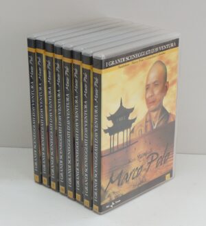 Marco Polo. Serie Completa. Episodi 1-8 con n. 8 DVD in Italiano. Grandi Sceneggiati d'Avventura Dischi dal n. 7 al 14. Versione da edicola
