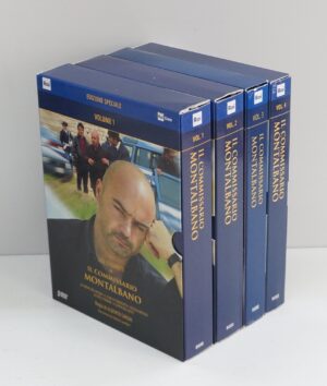 Il commissario Montalbano Volume 1-4 (Stagioni da 1 a 7 complete) Cofanetti con n. 18 DVD in italiano. Edizione Speciale