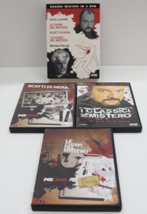 Grandi Misteri . Le chiavi del mistero, Scatti di Nera, I classici del mistero 3 DVD in Italiano Michele Placido