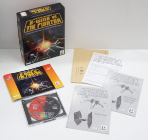 Star Wars: X-Wing Vs Tie Fighter versione n. 2 dischi in Italiano. Videogioco per PC. Big Box