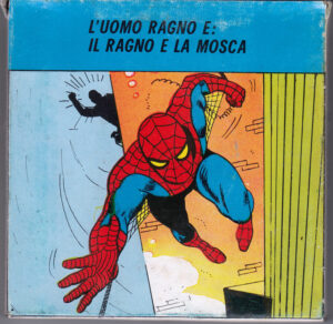 L’Uomo Ragno e il Ragno e la Mosca n. 609. Euro Film Marvel. Super 8 Colore Muto