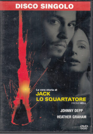 La vera storia di Jack lo Squartatore con Johnny Deep. Edizione Disco Singolo. DVD in Italiano