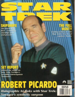 Star Trek The Official Montly Magazine n. 63 - March 2000 con Poster. Rivista in Inglese
