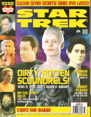 Star Trek The Official Montly Magazine n. 73 - December 2000 Con Poster. Rivista in Inglese
