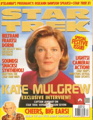 Star Trek The Official Montly Magazine n. 74 - January 2001 Con Poster. Rivista in Inglese