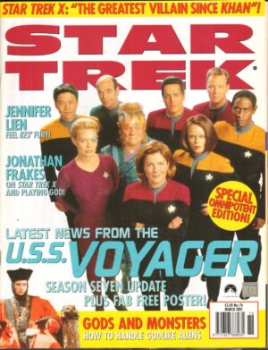 Star Trek The Official Montly Magazine n. 76 – March 2001 Con Poster. Rivista in Inglese