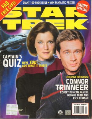 Star Trek The Official Montly Magazine n. 92 – Spring 2002 Con Poster. Rivista in Inglese