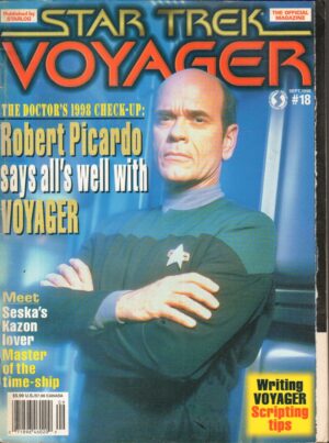 Star Trek Voyager Magazine n. 18 - September 1998 ed. Starlog. Rivista in Inglese
