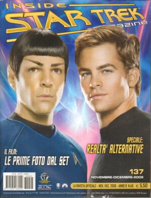 Inside Star Trek Magazine n. 48 - 137 Novembre, Dicembre 2008 con inserto Inside Stick