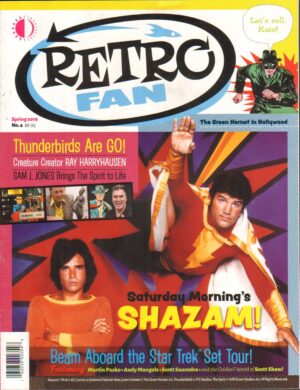 Retro Fan n. 4 - Spring 2019. Shazam, Thunderbirds, Star Trek ed. TwoMorrows. In Inglese