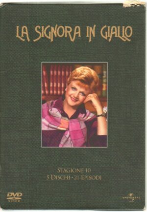 La signora in giallo Stagione 10 Completa. Episodi 1-21. Cofanetto con n. 5 DVD in Italiano