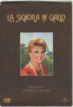 La signora in giallo Stagione 11 Completa. Episodi 1-21. Cofanetto con n. 5 DVD in Italiano