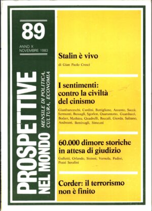 Prospettive nel mondo n.89 Rivista Novembre 1983