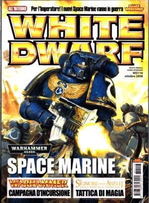 Rivista White Dwarf WD n.116 Ottobre 2008 . Warhammer ed. Games Workshop