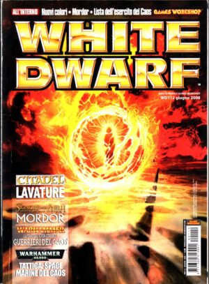 Rivista White Dwarf WD n.112 Giugno 2008 . Warhammer ed. Games Workshop