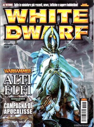 Rivista White Dwarf WD n.105 Novembre 2007. Warhammer ed. Games Workshop