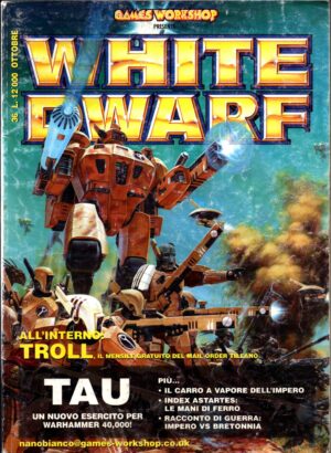 Rivista White Dwarf WD n.36 Ottobre 2001. Warhammer ed. Games Workshop