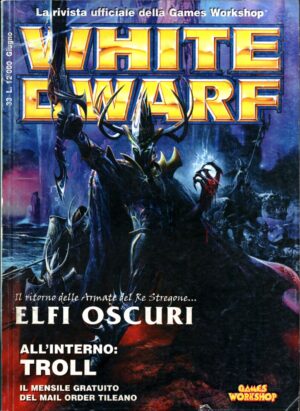 Rivista White Dwarf WD n.33 Giugno 2001. Warhammer ed. Games Workshop