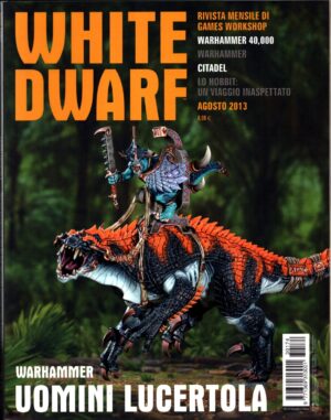 (NA) Rivista White Dwarf WD Agosto 2013. Warhammer ed. Games Workshop
