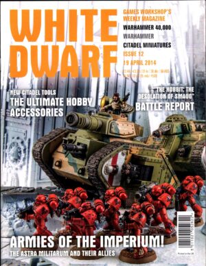 Rivista White Dwarf WD 19 April  2014. Warhammer - In Inglese ed. Games Workshop