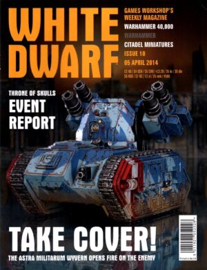 Rivista White Dwarf WD 5 April  2014. Warhammer - In Inglese ed. Games Workshop