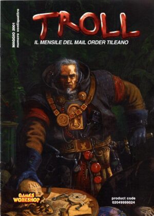 Rivista Troll n. 24 Maggio 2001 . Mensile del Mail Order Tileano. Warhammer ed. Games Workshop