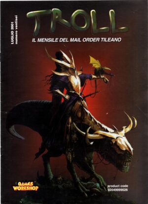 Rivista Troll n. 26 Luglio 2001. Mensile del Mail Order Tileano. Warhammer ed. Games Workshop