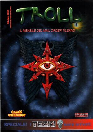 Rivista Troll n. 39 Ottobre 2002 . Mensile del Mail Order Tileano. Warhammer ed. Games Workshop
