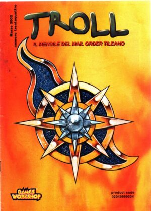 Rivista Troll n. 34 Marzo 2002 . Mensile del Mail Order Tileano. Warhammer ed. Games Workshop