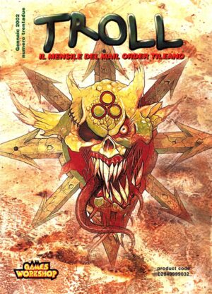 Rivista Troll n. 32 Gennaio 2002. Mensile del Mail Order Tileano. Warhammer ed. Games Workshop