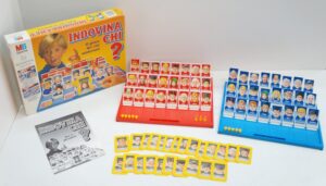INDOVINA CHI. Il gioco dei Visi Misteriosi. Gioco da Tavolo. 1994 MB Giochi