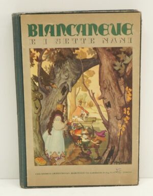 Biancaneve e i sette nani, La figlia di Biancaneve nella versione di F. Lessona e di M. Arneodo. Illustraz. Nico Rosso ed. 1945 Arneodo