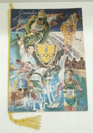 Calendario Guardia di Finanza Anno 1991. Con Cordoncino Originale