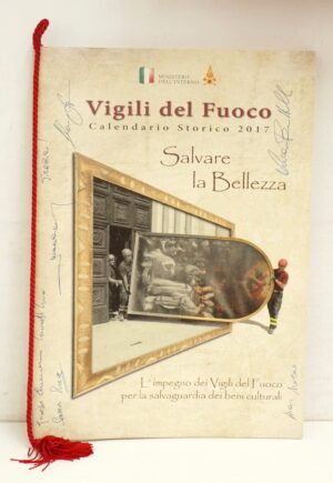 Calendario Vigili del Fuoco Anno 2017. Con Cordoncino Originale