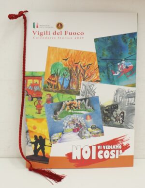 Calendario Vigili del Fuoco Anno 2019. Con Cordoncino Originale