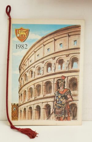 Calendario Associazioni Ufficiali Verona Romana Anno 1982. Con Cordoncino Originale