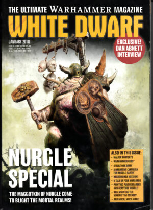Rivista White Dwarf WD January 2018 - Warhammer - In Inglese ed. Games Workshop
