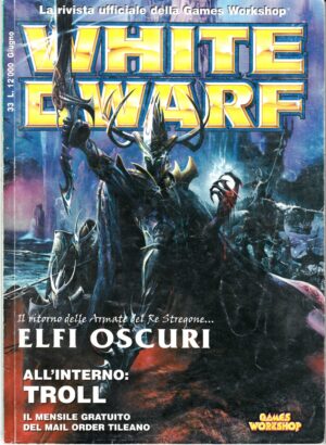 Rivista White Dwarf WD n. 33 Giugno 2001. Warhammer ed. Games Workshop