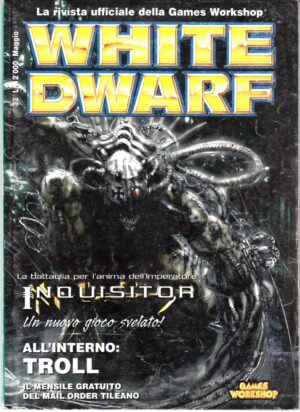 Rivista White Dwarf WD n. 32 Maggio 2001. Warhammer ed. Games Workshop
