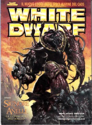 Rivista White Dwarf WD n. 47 Ottobre 2002. Warhammer ed. Games Workshop