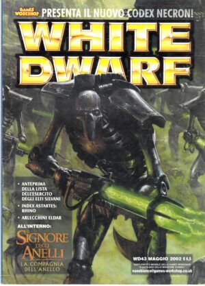 Rivista White Dwarf WD n. 43 Maggio 2002. Warhammer ed. Games Workshop