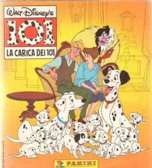 Album figurine La Carica dei 101 Walt Disney 's. Panini. Album Non Completo 91 figurine attaccate su 225