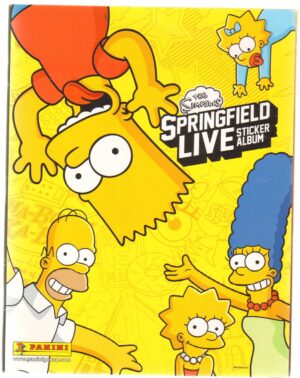 Album figurine The Simpson Springfield  Live. Panini. Album Vuoto