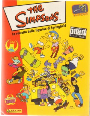 Album figurine The Simpson. Panini. Album Quasi Completo 1 figurina mancante su 150