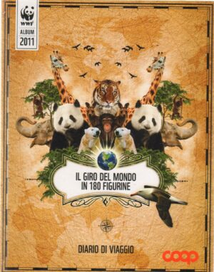 Album figurine. Il giro del mondo in 180 figurine. Coop.  Album Completo