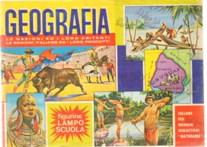 Album figurine. Geografia. Le nazioni ed i loro abitanti. Moderna. Album Non completo con 37 figurine attacate+25 figurine da attaccare su 244