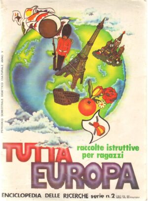 Album figurine  Tutta Europa, FoL-Bo. Album Non completo con 53 figurine mancanti su 446