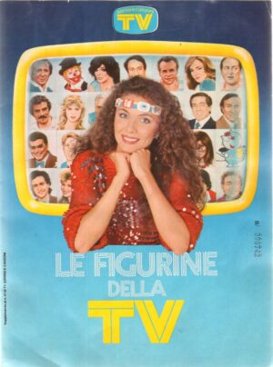 Album figurine Le figurine delle TV, Sorrisi e Canzoni. Album Quasi completo con 30 figurine mancanti su 152