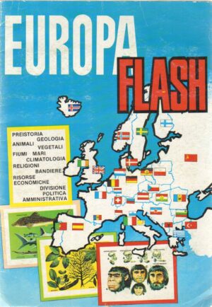 Album figurine Europa. Edizioni Flash. Album Quasi Completo 25 figurine mancanti su 250